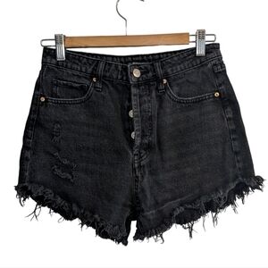 Wild Fable Black Denim Button fly Shorts
